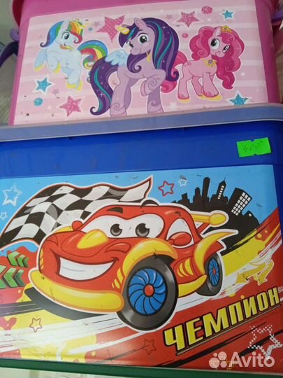 2 Контейнер для хранения lego и кубиков