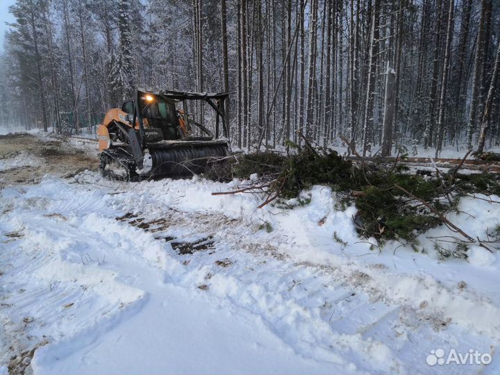Мульчер, траншеекопатель