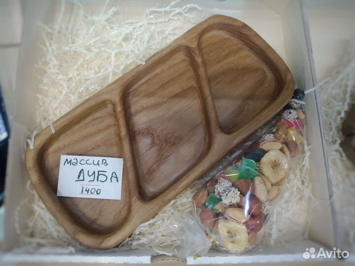 Подарочные наборы с деревянной посудой