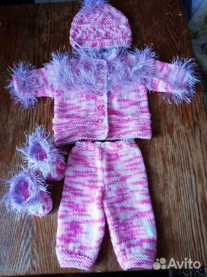 Вязаные костюмчики на куклу-пупса беби бон 43см