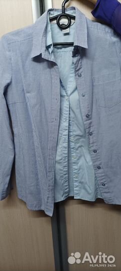 Пиджак школьный на девочку + рубашки. Р. 146