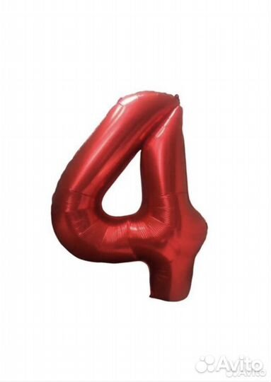 Воздушные шарики цифра