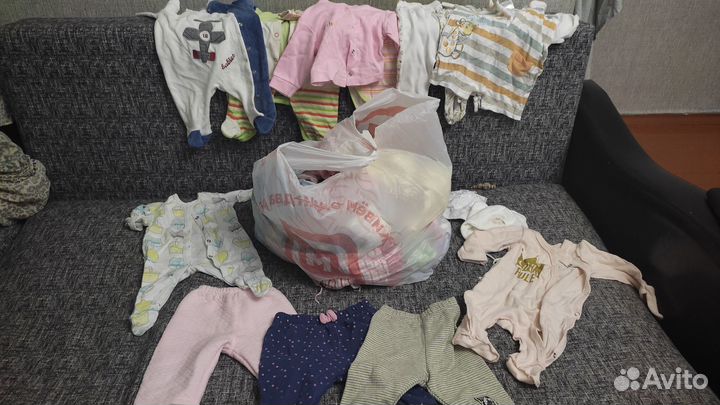 Вещи пакетом на девочку