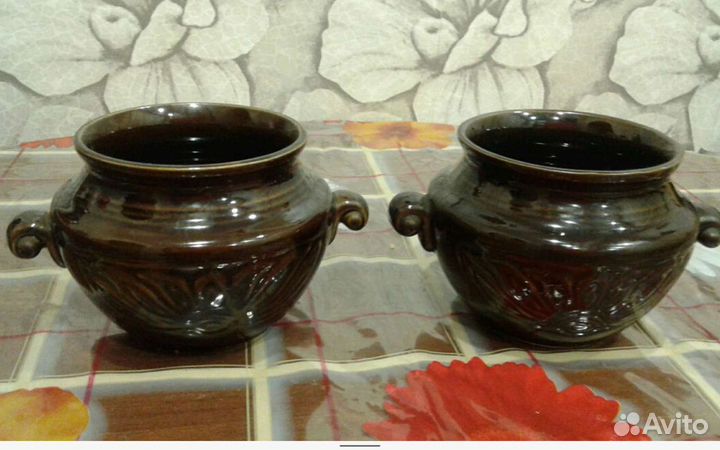 Хрустальная ваза, креманки, фужер, горшок д/запек