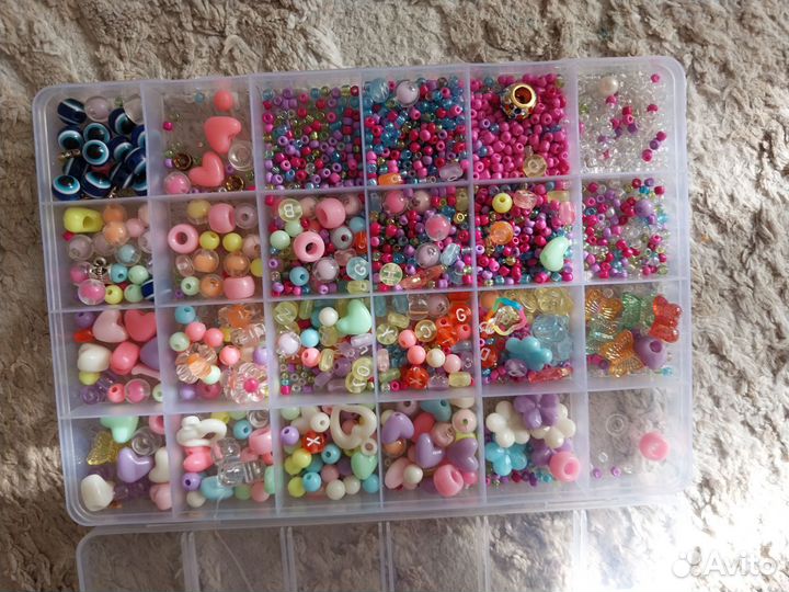 Набор для вышивания бисером, бусы