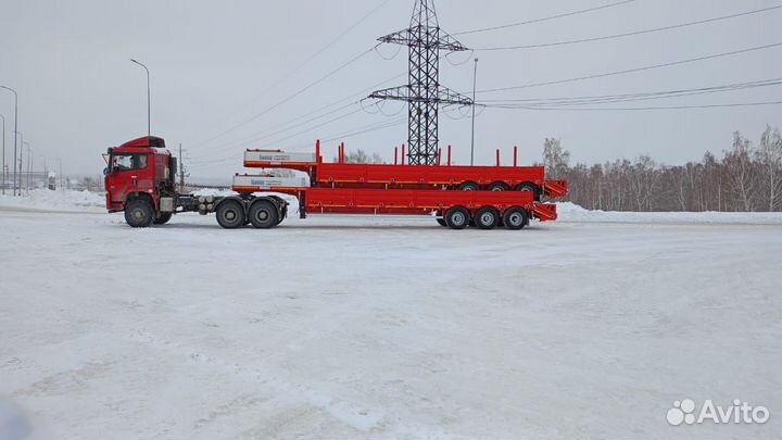 Полуприцеп трал (тяжеловоз) Политранс ТСП 94163, 2024