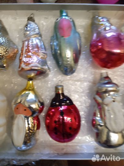 Елочные игрушки СССР