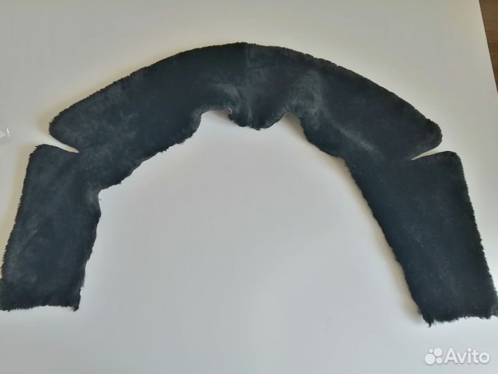 Меховой воротник мутон овчина