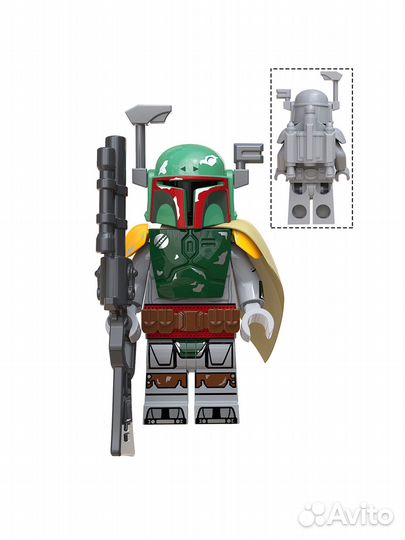 Аналог Lego Star wars минифигурки Мандалорцы, 8 шт