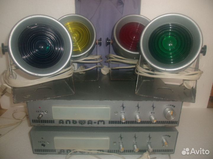 Цветомузыка Альфа-М и Спектр-301 советская