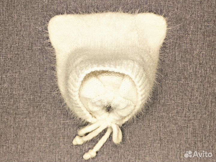 Шапка детская, чепчик, новая, из пуха норки