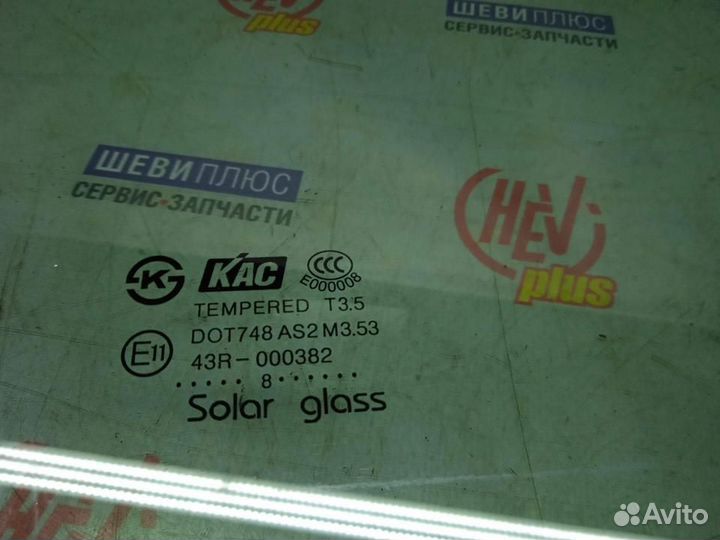 Стекло двери передней Daewoo Winstorm