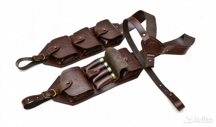 Патронташ 12 калибр на 24 патрона плечевой