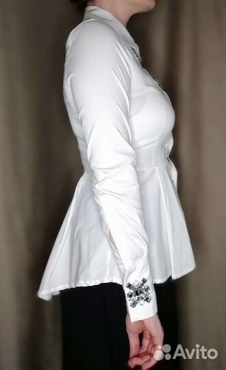 Белая блуза Flavio Castellani. Размер s