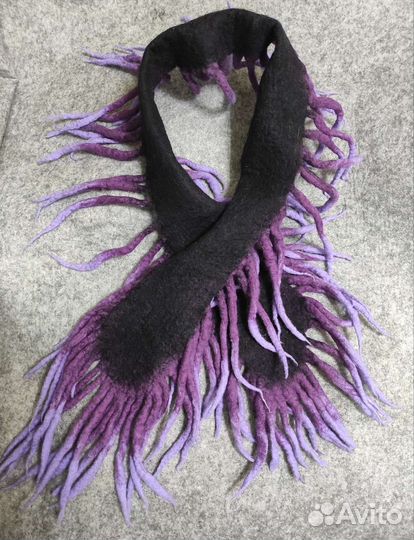 Шарф из натуральной шерсти