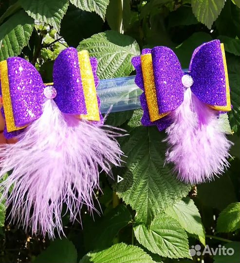 Бантики резиночки заколочки для школы