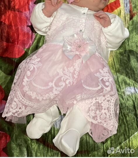 Комплект на выписку для девочки весна