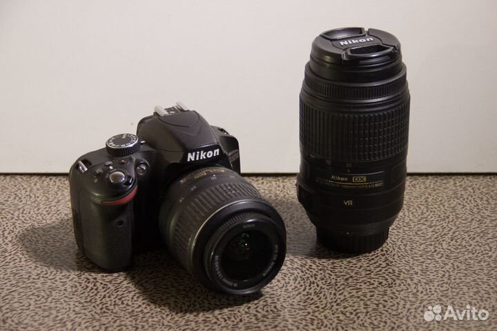 Фотоаппат Nikon D3200 kit + Nikon AF-S DX 55-300mm