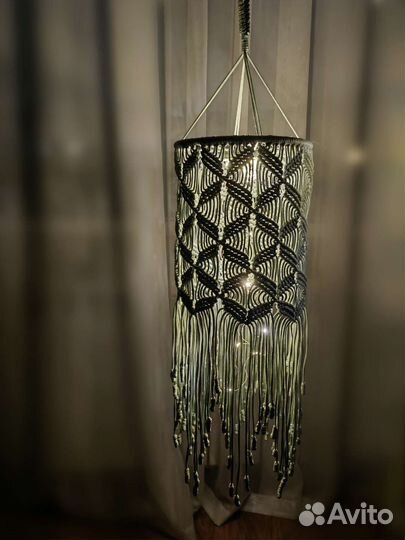 Абажур макраме