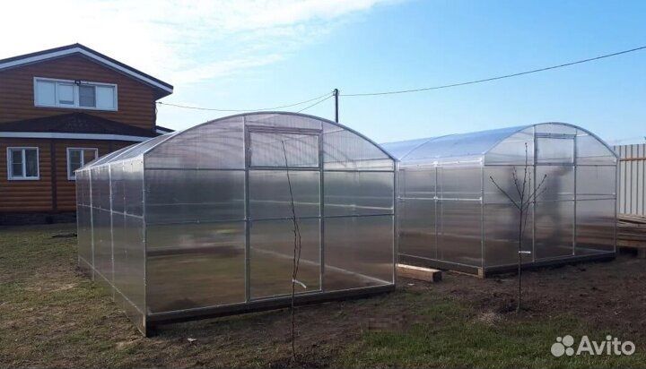 Теплица прямостенная усиленная