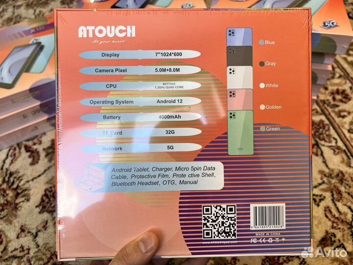Новый Планшет запечатанный 6/256гб/4ядра