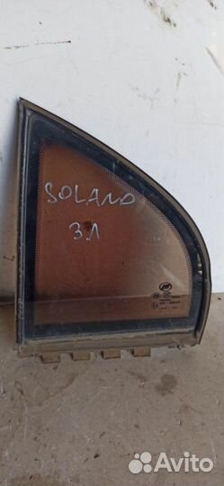 Стекло кузовное глухое заднее левое Lifan Solano