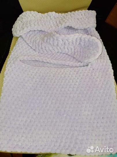 Балаклава вязаная с ушками для девочки