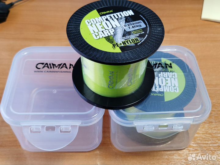 Леска Caiman Competition Neon Carp 1200м green