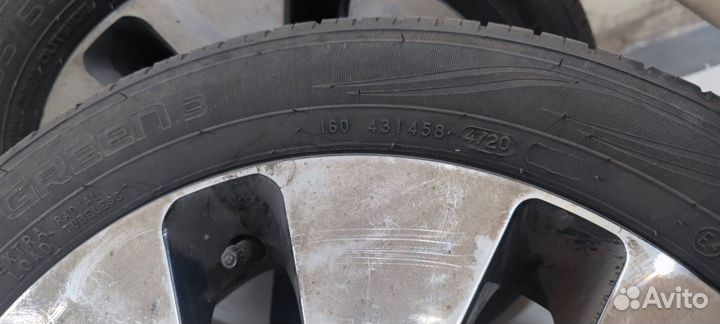 Колёса в сборе 195/55R16 95T Nokian Green3 KIA б/у