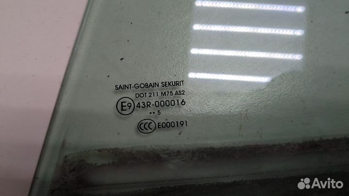 Стекло боковой двери Peugeot Partner 2015, 2015