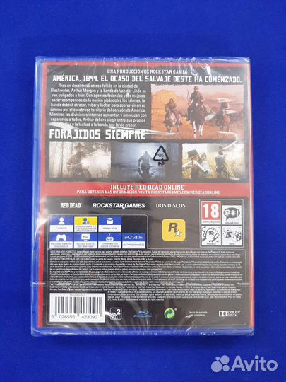 PS4 Red Dead Redemption 2 (Новый) (Продажа/Обмен)