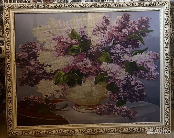 Картина из бисера, ручная работа