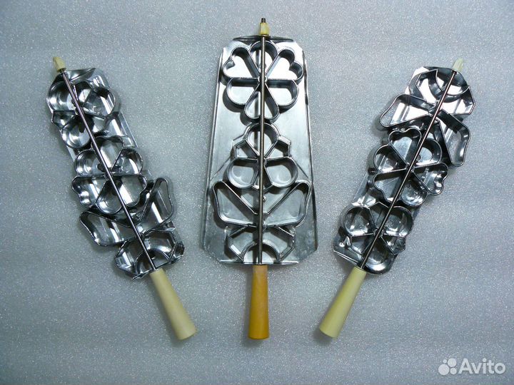 Форма Выпечки формочка Хворост Бабочка Металл СССР