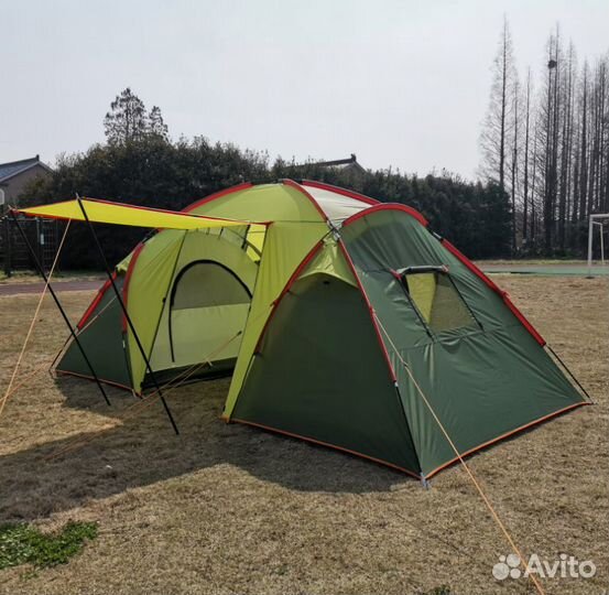 Палатки кемпинговые 4, 2 комнатные