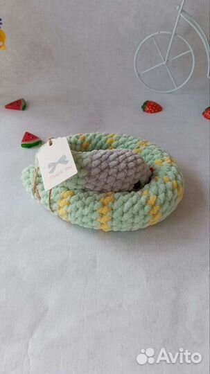 Вязаные игрушки змея