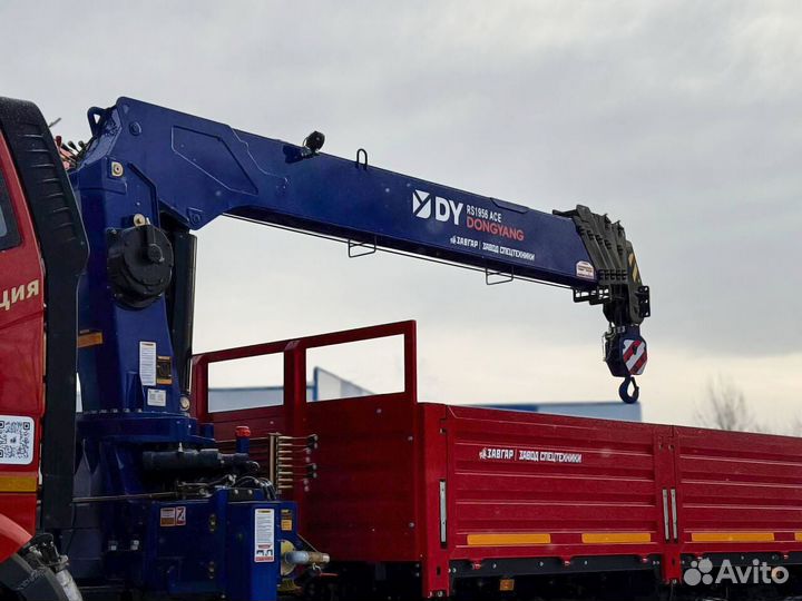 Бортовой грузовик FAW J6P с КМУ DongYang, 2024