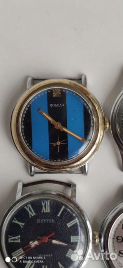 Хромированные часы ссср(ракета, восток)