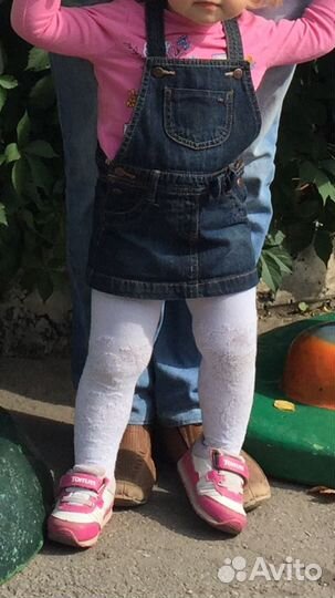 Джинсовый сарафан для девочки