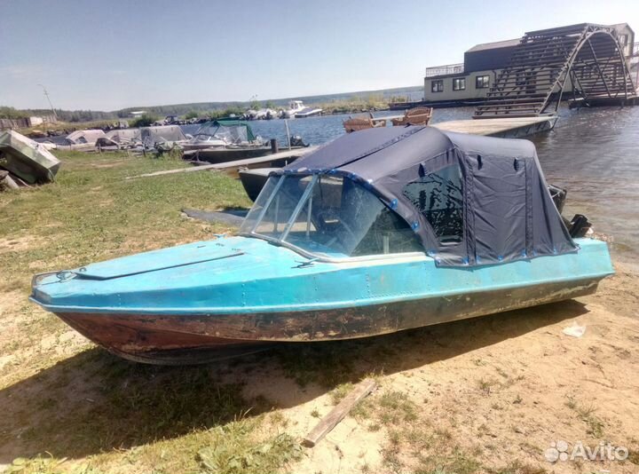 Ходовой тент на лодку Обь М