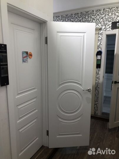 Двери межкомнатные белые