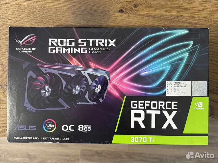 Asus rog strix rtx 3070 Ti