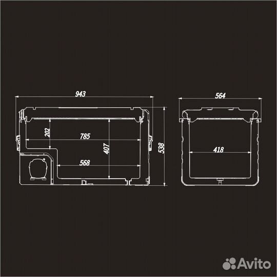 Автохолодильник Meyvel AF-H120DD