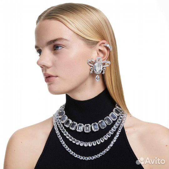 Оригинал Swarovski Серьги-клипсы Matrix