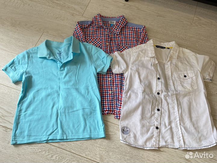 Рубашка для мальчика 3 штуки 128
