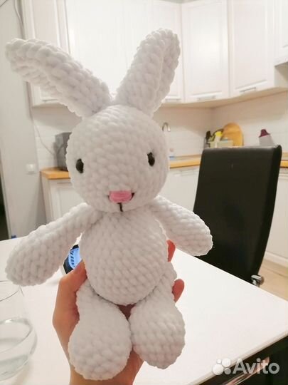 Плюшевый кролик (ручная работа)