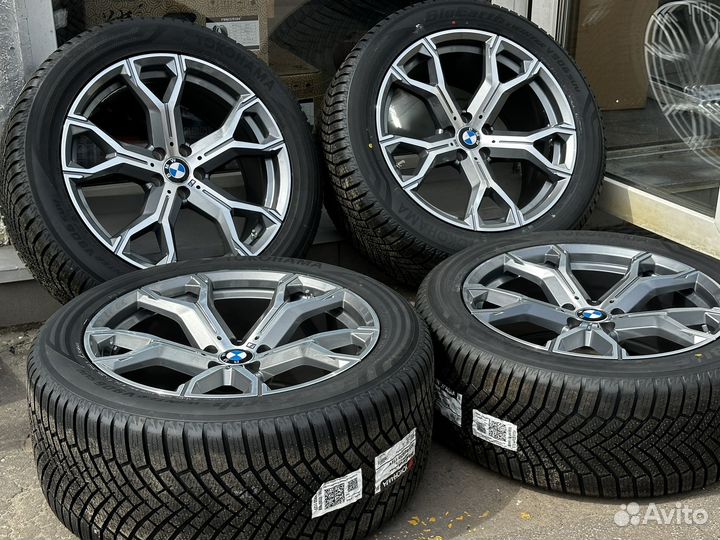 Колеса для x5g05 зимние 741м +yokohama v906