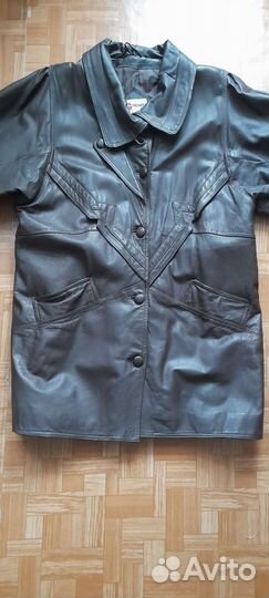 Куртка кожаная женская, размер 48-50
