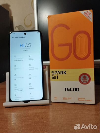 TECNO Spark Go 1, 4/64 ГБ