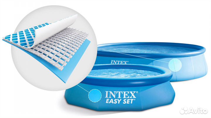 Надувной бассейн Intex Easy Set 366х76 см