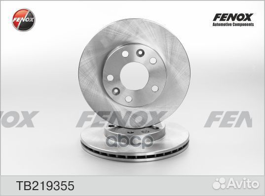 Диск тормозной передний renault duster TB219355